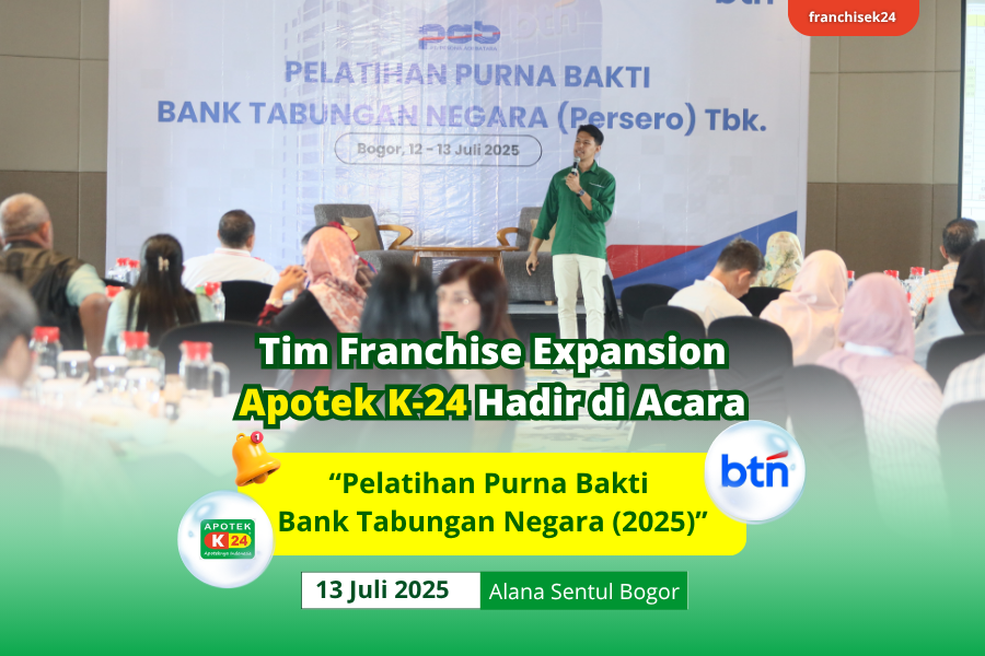 Apotek K-24 Hadir di Pelatihan Purna Bakti BTN 2025!
